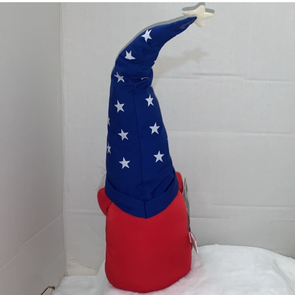 πΊπΈ RAE DUNN Patriotic Gnome & GNOME OF THE BRAVE Tabletop Decor NWT - Picture 5 of 15